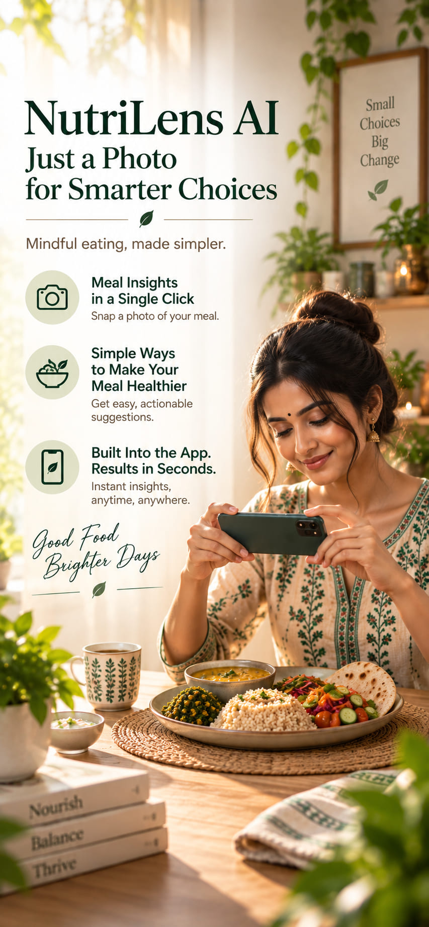 Nutryze AI meal scanner interface