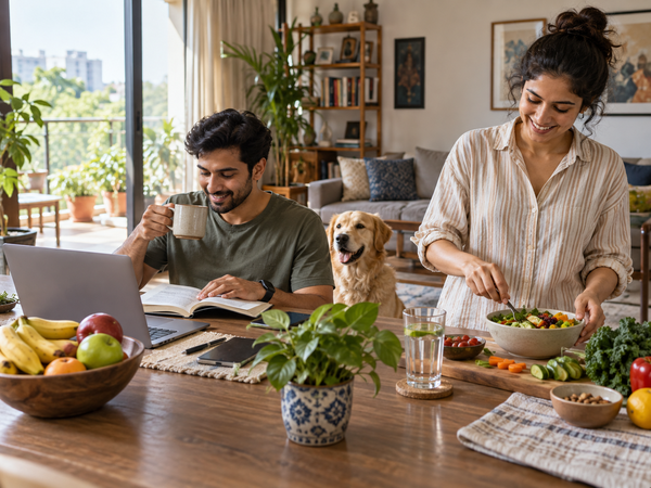 Everyday wellness lifestyle atmosphere
